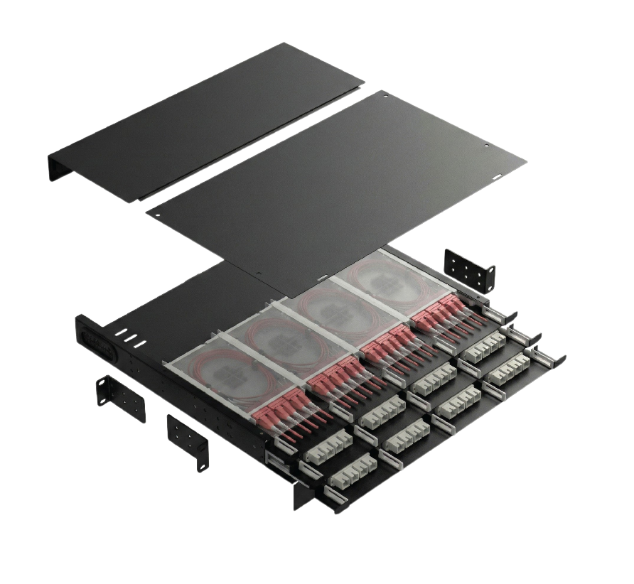 Hermesys Premium 1U High-Density Fiber Patch Panel