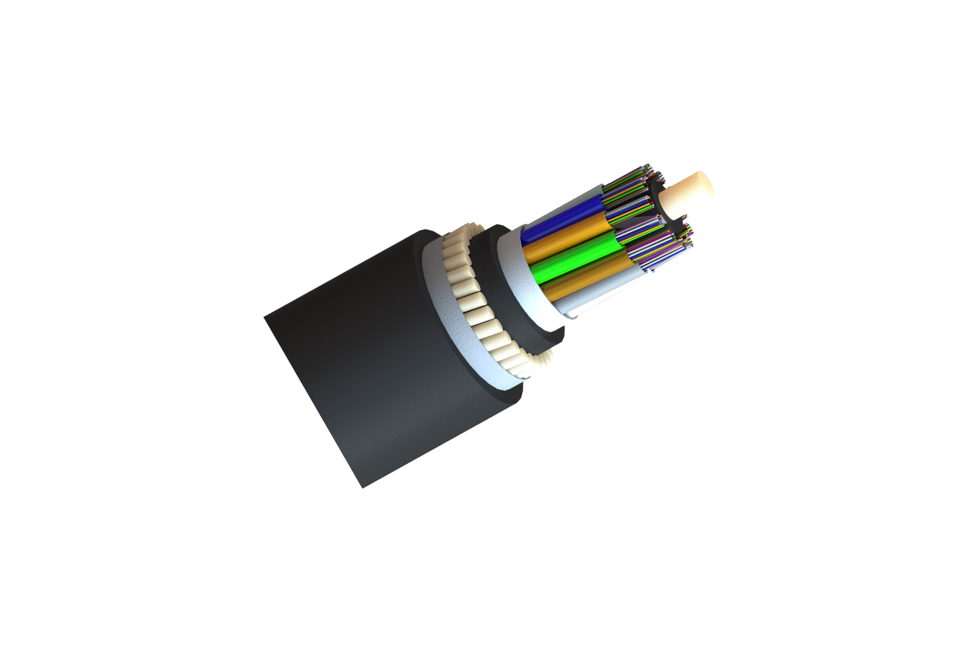 Outdoor Non-Metallic FRP Armoured Cable