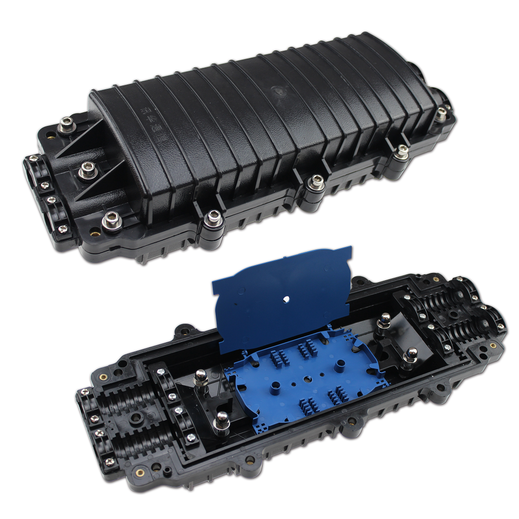 HydraX HM-GJS41-09 144F IP68 inline fibre optic splice closure