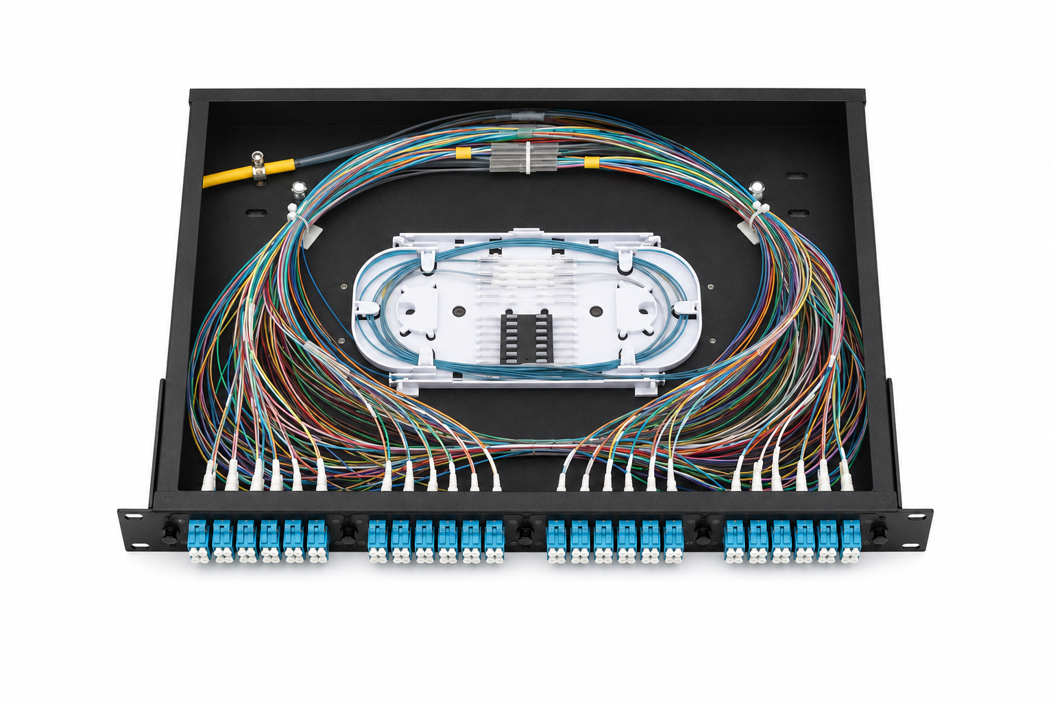1U 4-Slot High-Density 96-Fiber Splicing Patch Panel, HydraX™