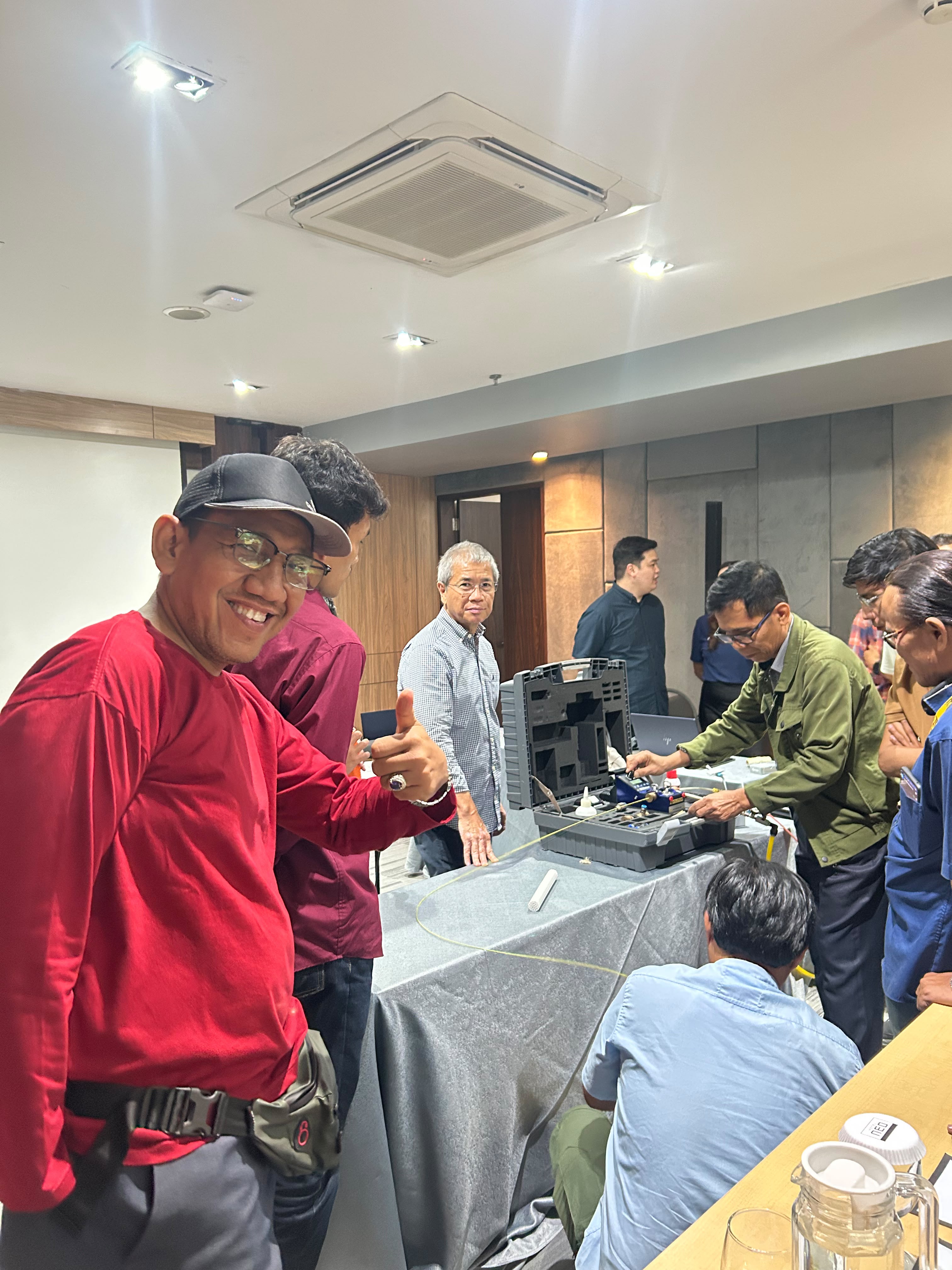 Hands-on installation equipment practice