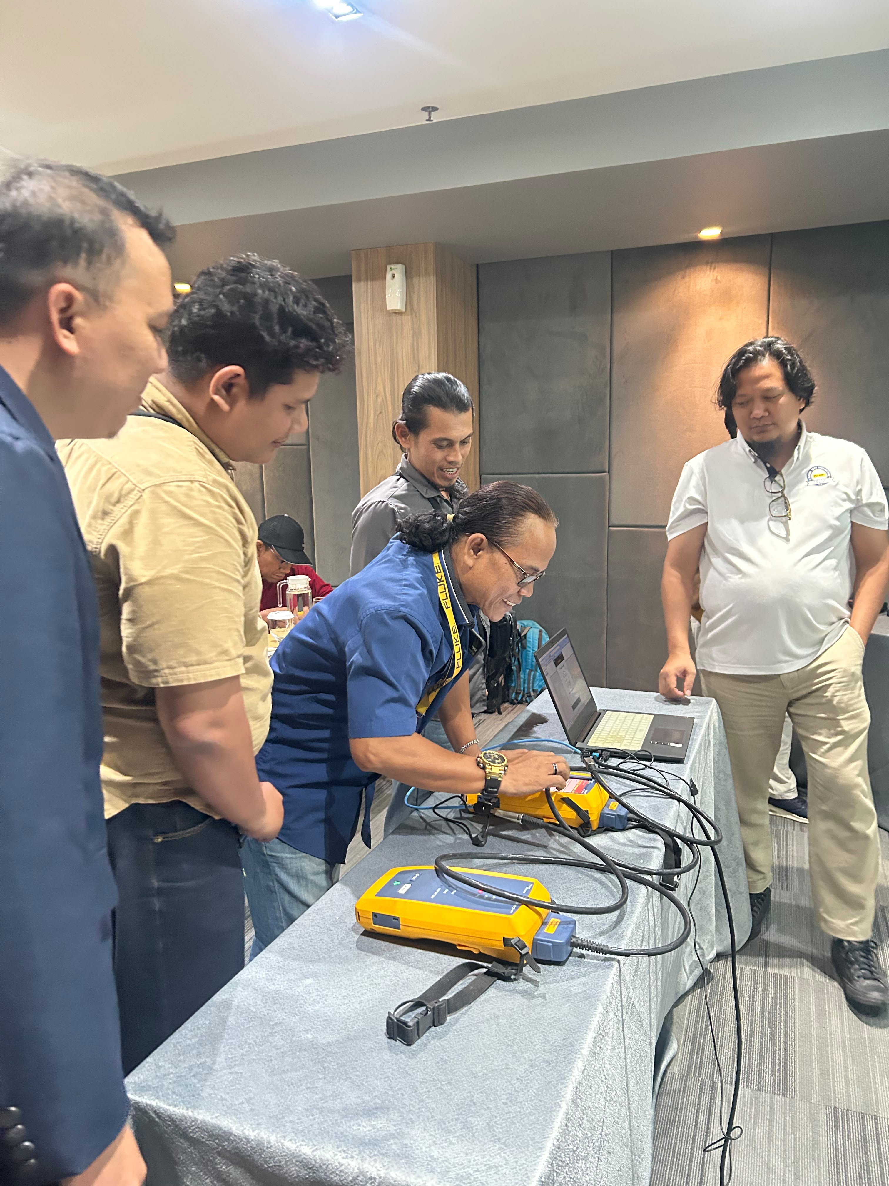 Fluke cabling performance testing