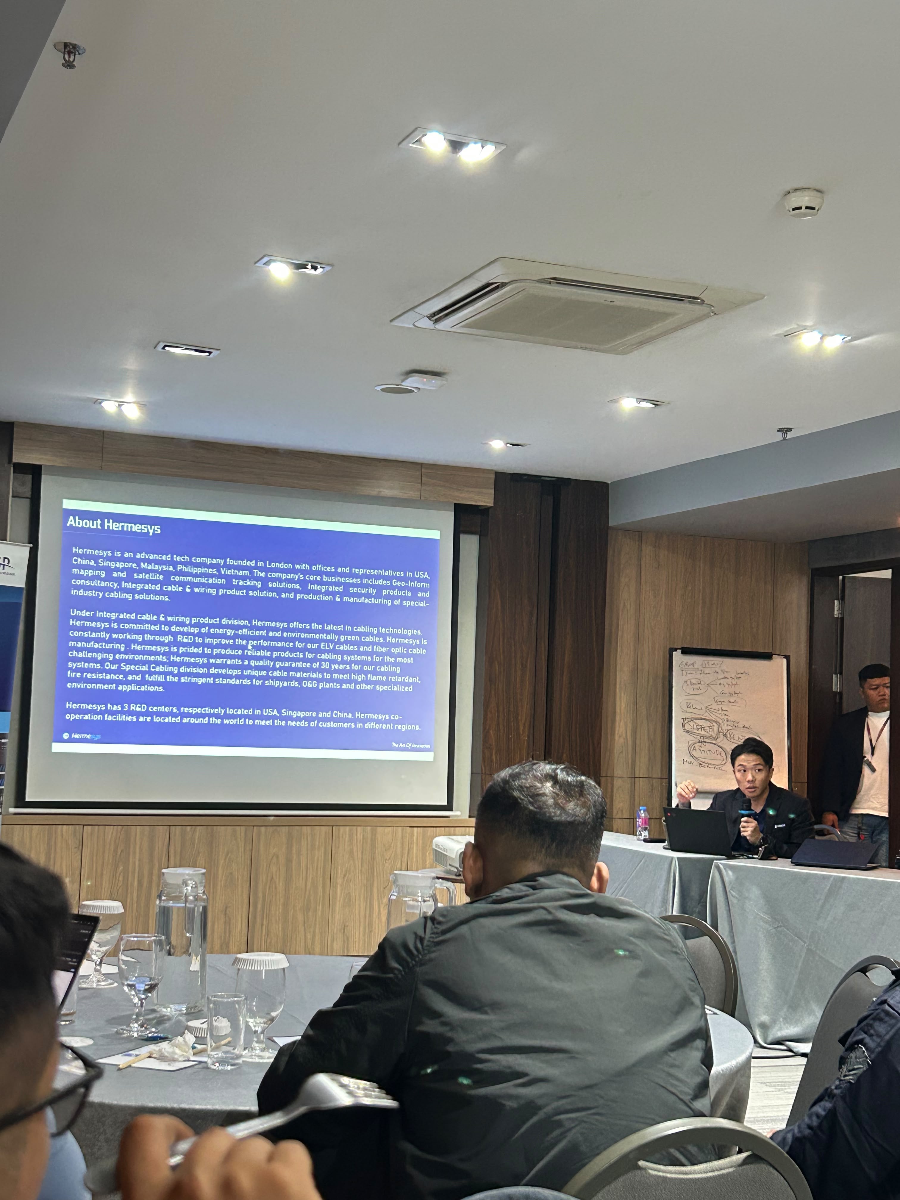Hermesys structured cabling training session