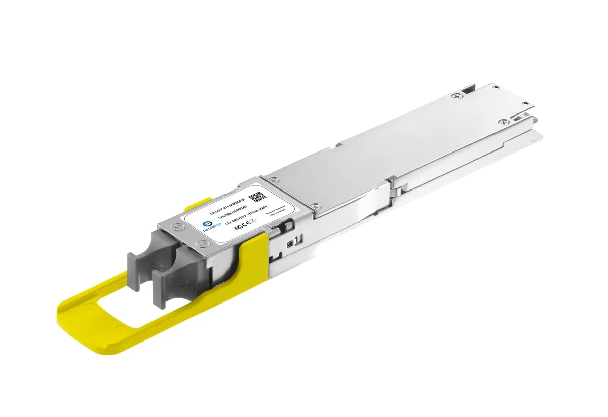 Hermesys 800G OSFP transceiver deployed in a Singapore data centre